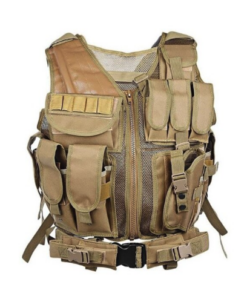 khaki tactical vest