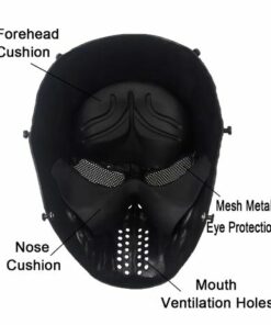airsoft tactical hardshell mask inside view