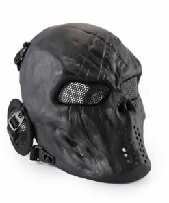 airsoft tactical hardshell mask black