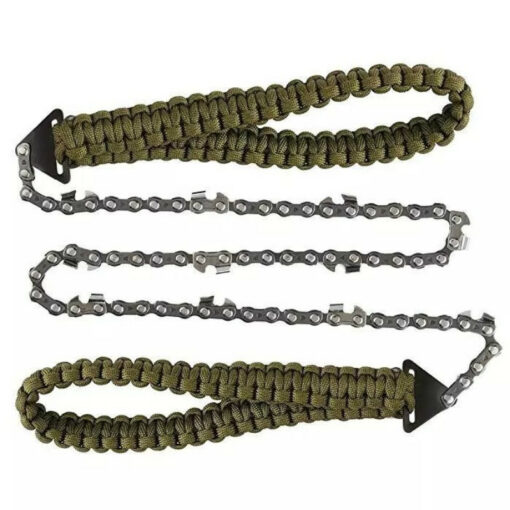 Braided Umbrella Rope Camping Survival Pocket Saw - Image 6