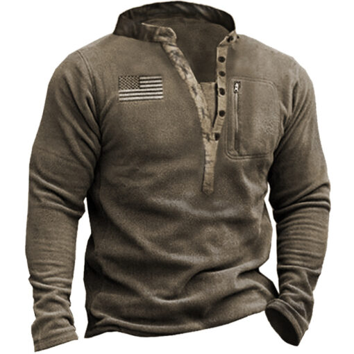 Tactical Quarter-Zip Fleece Pullover - Image 3