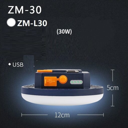 15600mah Portable High Power Rechargeable LED Magnet Flashlight - Image 7